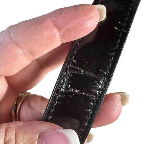 “The Find” Vintage Animal Print Patent Leather Hobo Purse - Picture 4 of 16